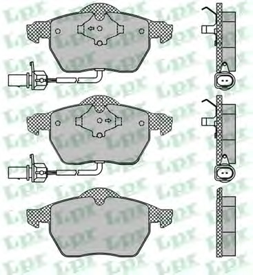 05P1119 LPR Тормозные колодки