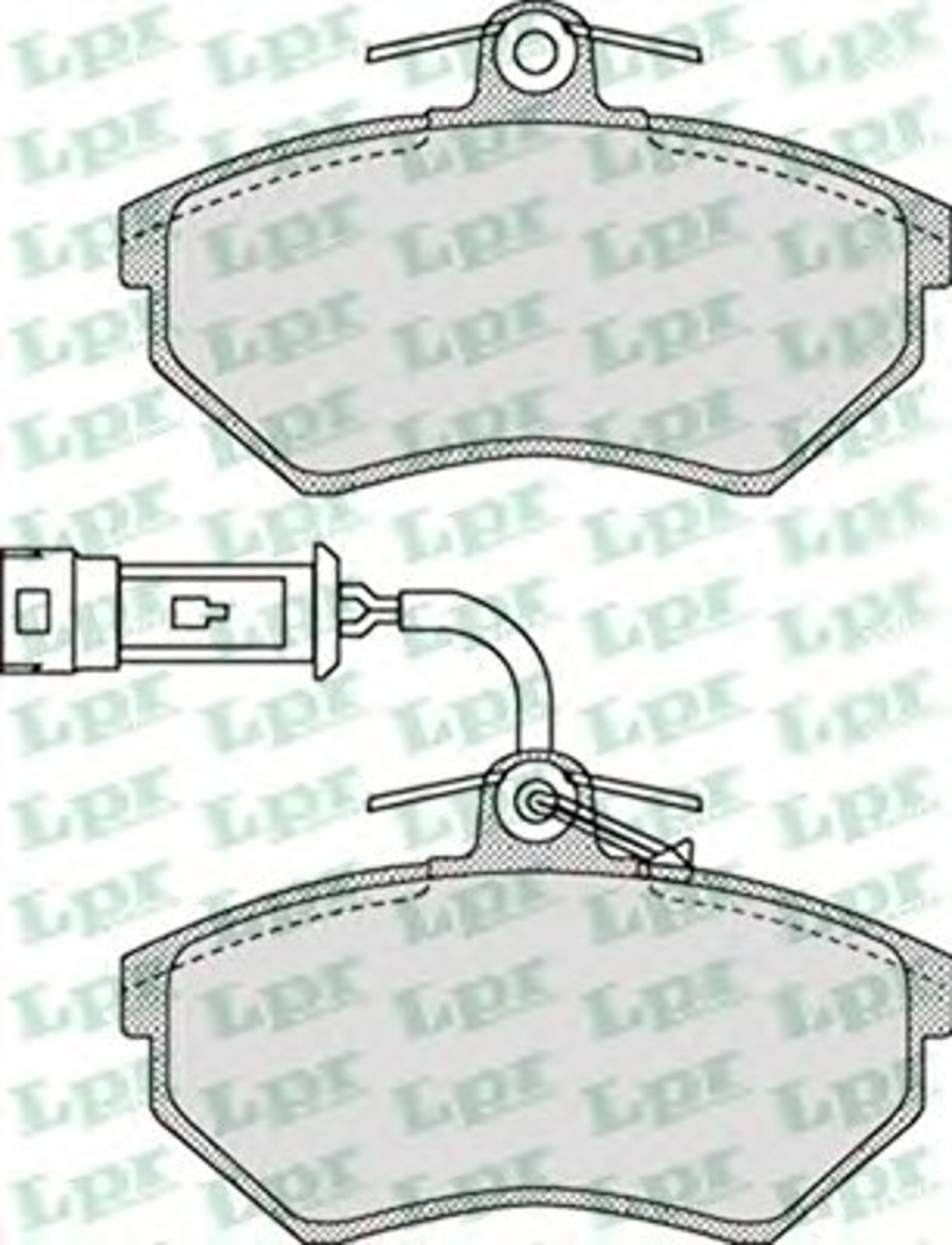 05P1136 LPR Колодки тормозные дисковые