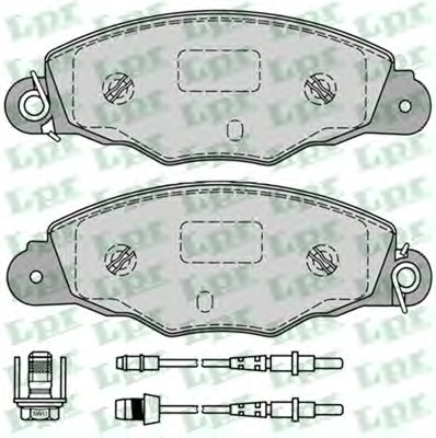 05P1140 LPR Тормозные колодки