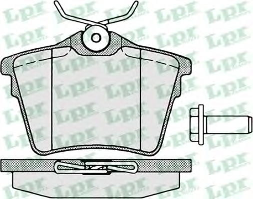 05P1195 LPR Тормозные колодки