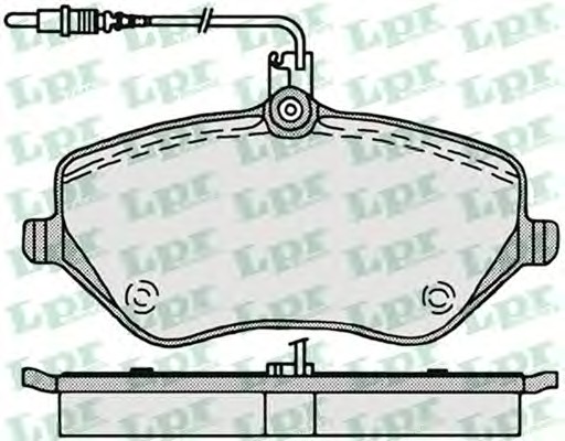 Тормозные колодки LPR 05P1202