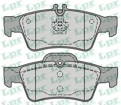 05P1232 LPR Тормозные колодки