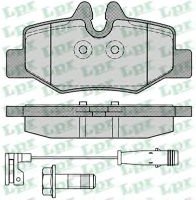 05P1246 LPR Тормозные колодки