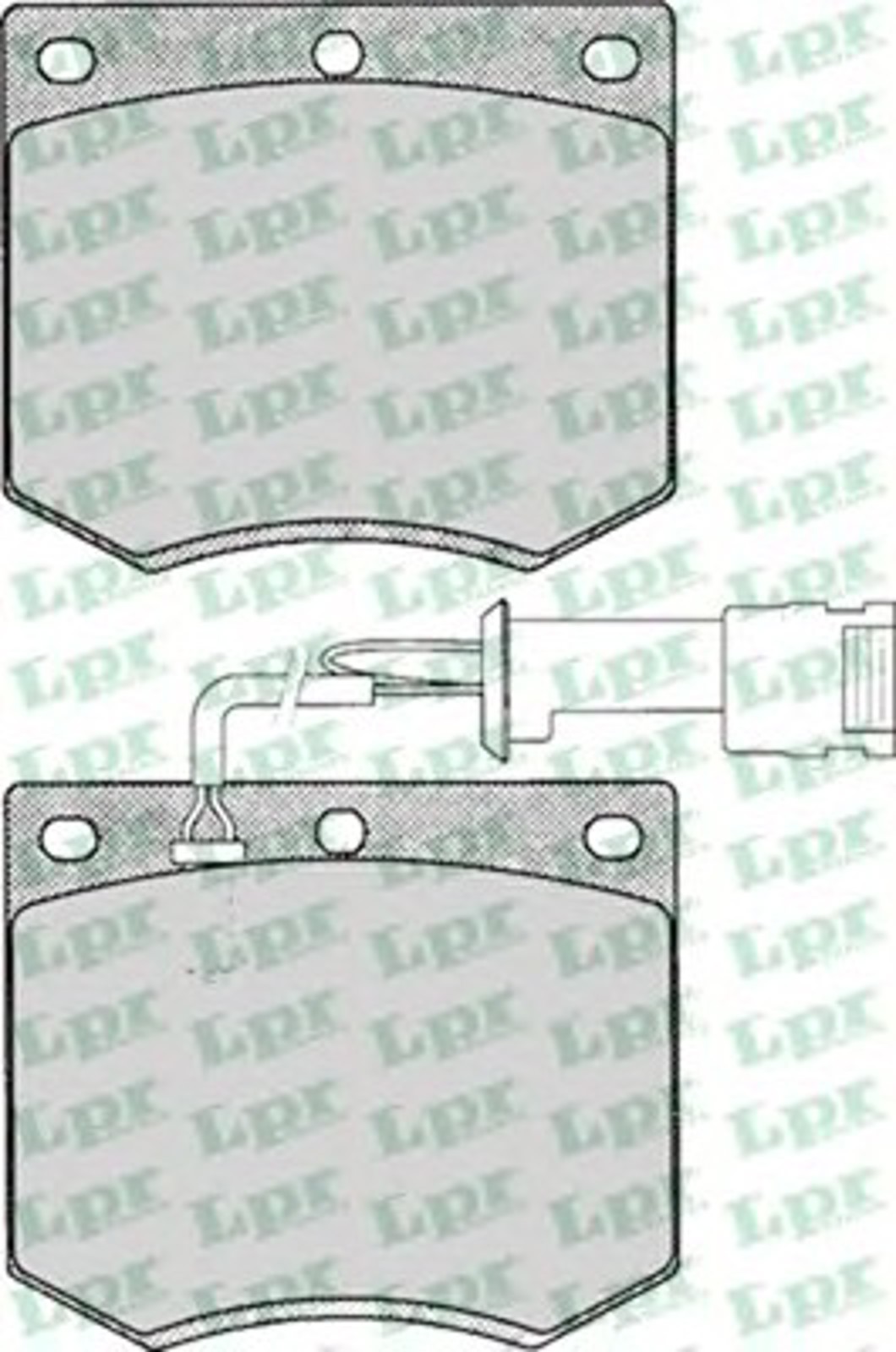 05P125 LPR Колодки тормозные дисковые