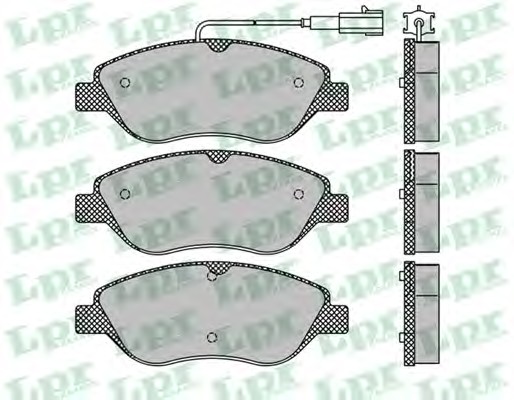 Тормозные колодки LPR 05P1267