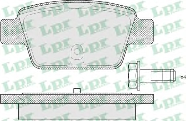 Тормозные колодки LPR 05P1269