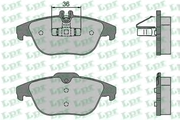 05P1274 LPR Тормозные колодки