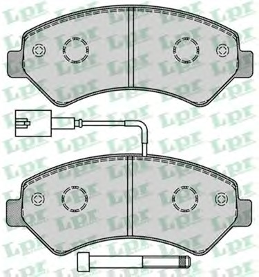 05P1288 LPR Тормозные колодки