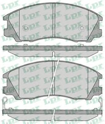 05P1291 LPR Тормозные колодки