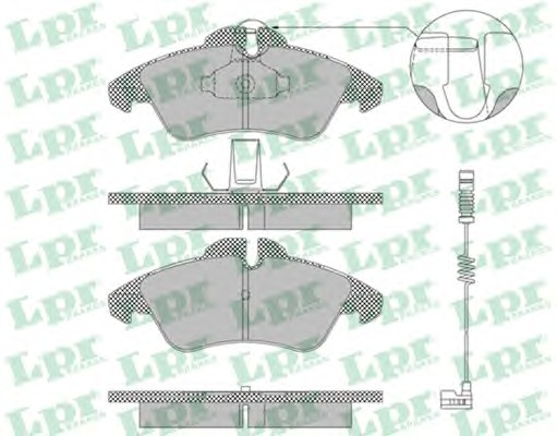 05P1304 LPR Тормозные колодки