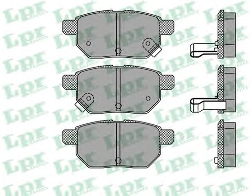 05P1312 LPR Тормозные колодки