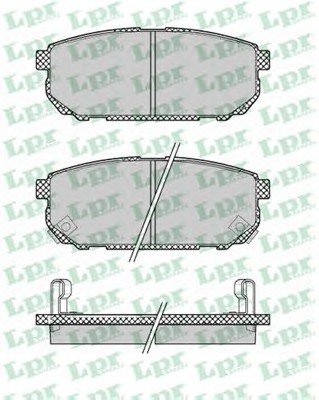 05P1370 LPR Тормозные колодки