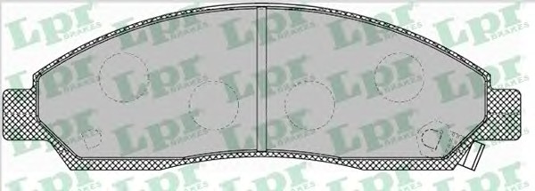 Тормозные колодки LPR 05P1372