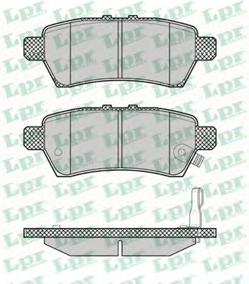 05P1377 LPR Тормозные колодки