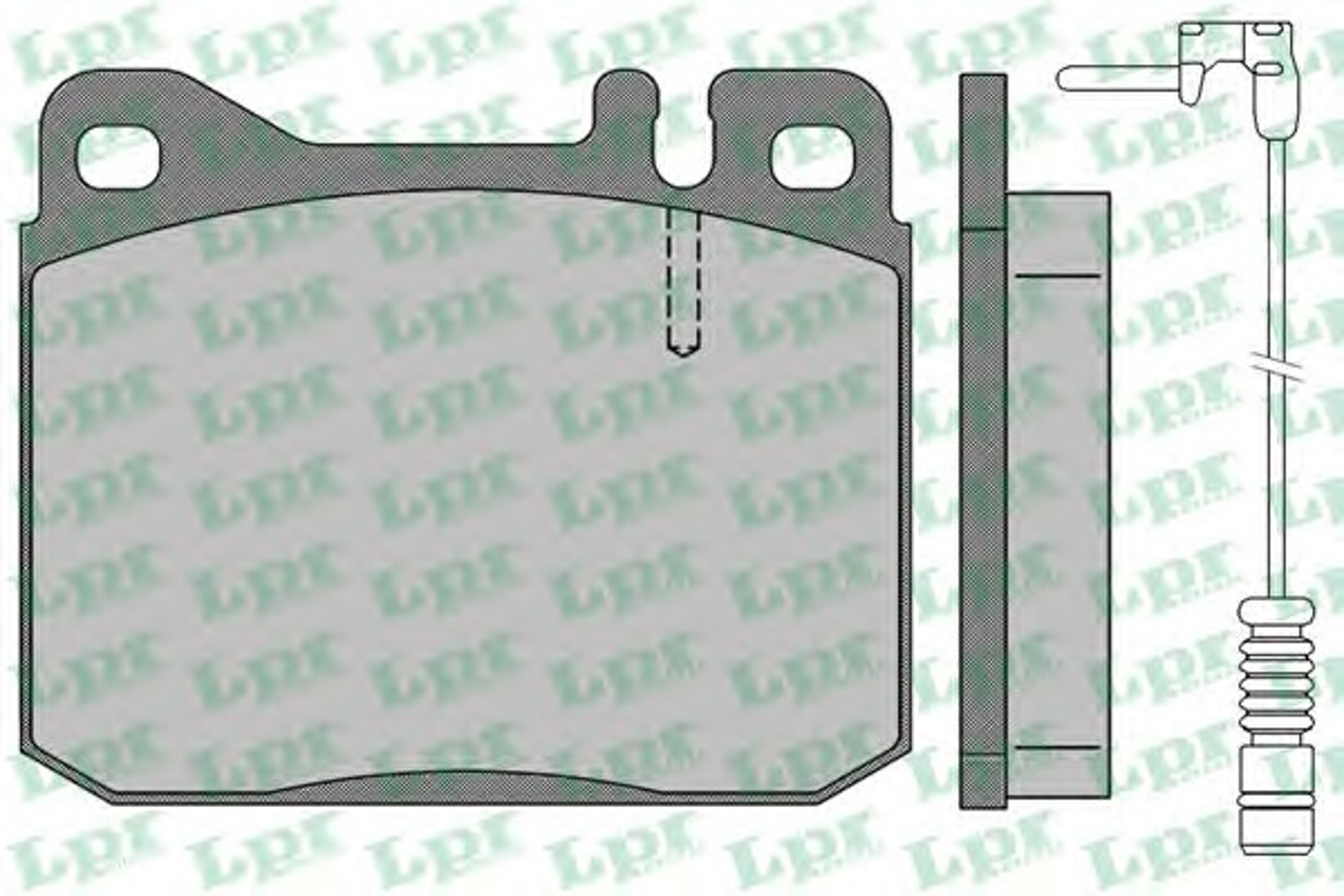 Колодки тормозные дисковые LPR 05P141A