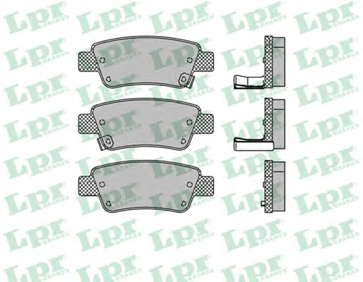 05P1455 LPR Тормозные колодки