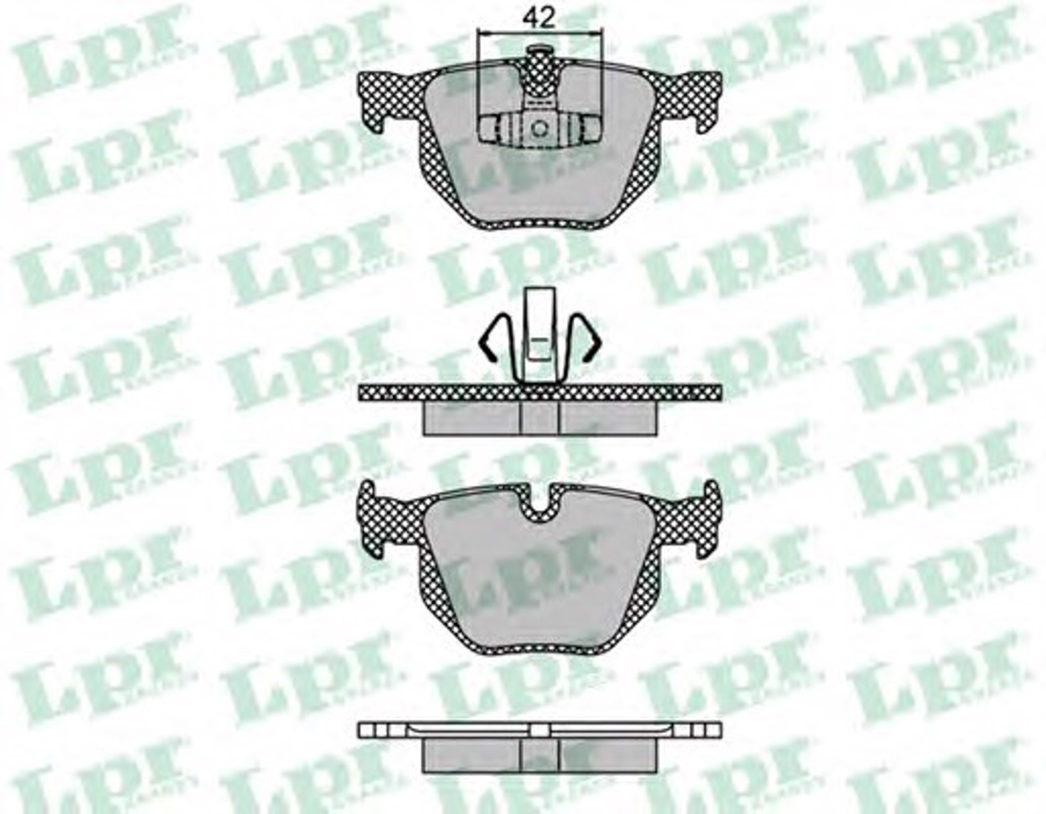 05P1476 LPR Тормозные колодки