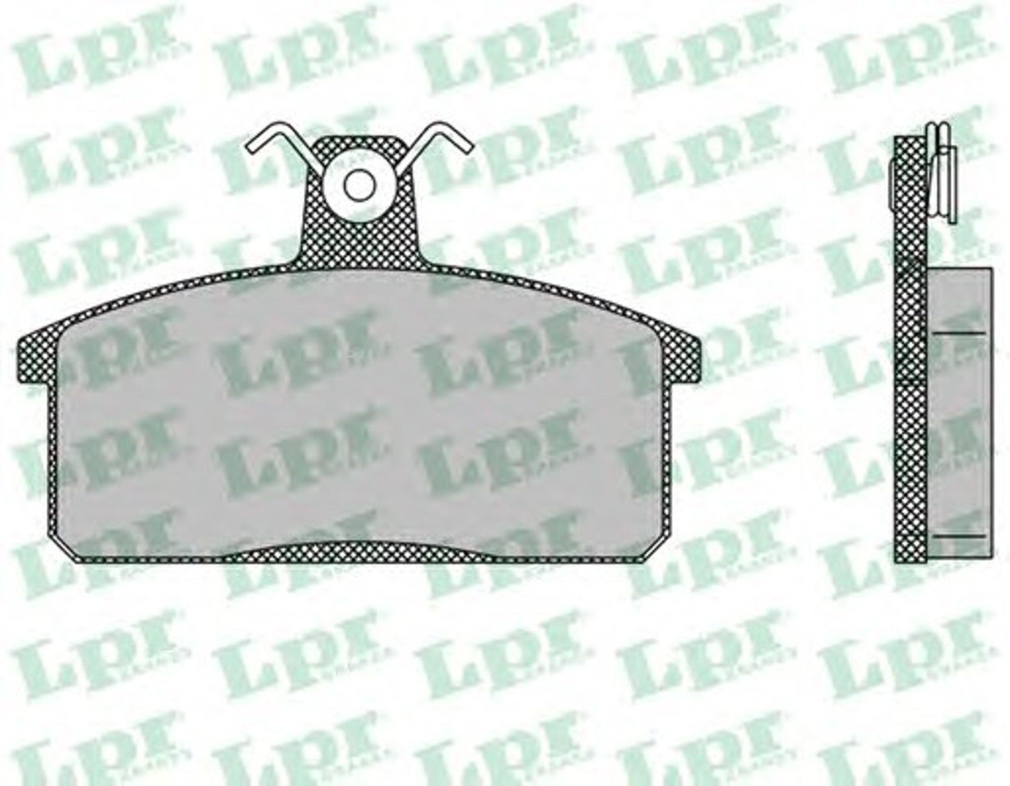 Колодки тормозные дисковые LPR 05P1498