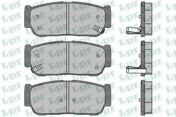 05P1504 LPR Тормозные колодки