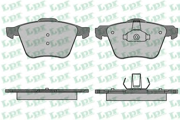 05P1507 LPR Тормозные колодки