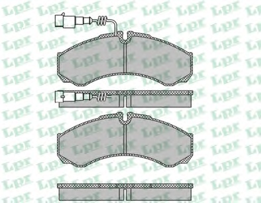 05P1515 LPR Тормозные колодки