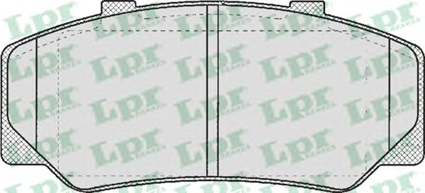 Тормозные колодки LPR 05P156