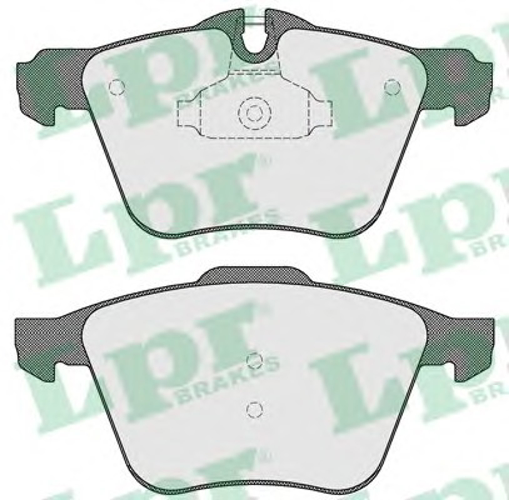 Колодки тормозные дисковые LPR 05P1587