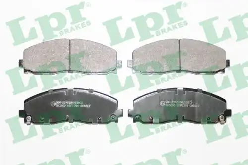 Lpr 05p1759 колодки тормозные chrysler grand voyager/dodge caravan 12- передние LPR 05P1759