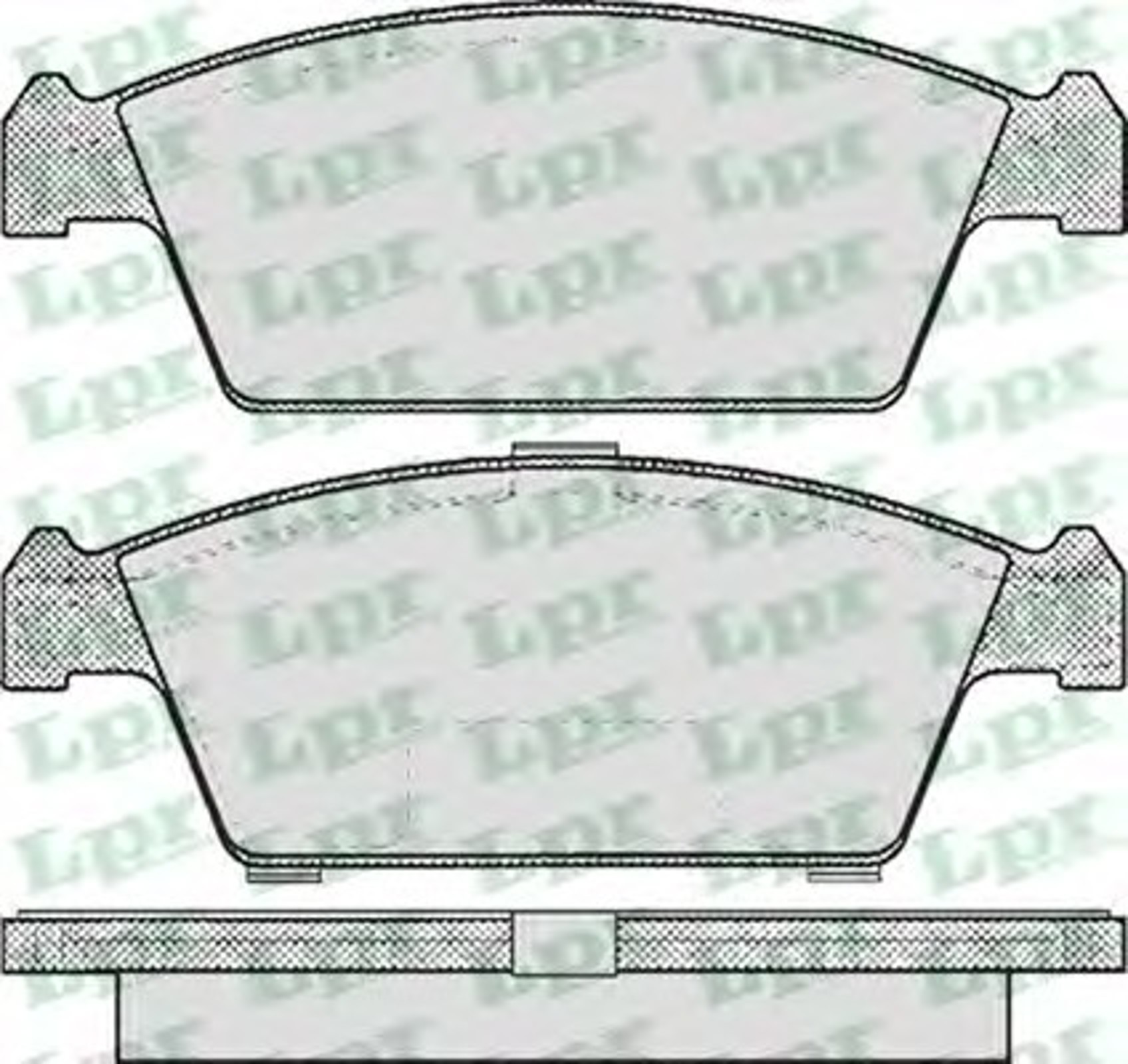 05P213 LPR Колодки тормозные дисковые