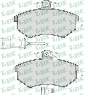 Тормозные колодки LPR 05P221