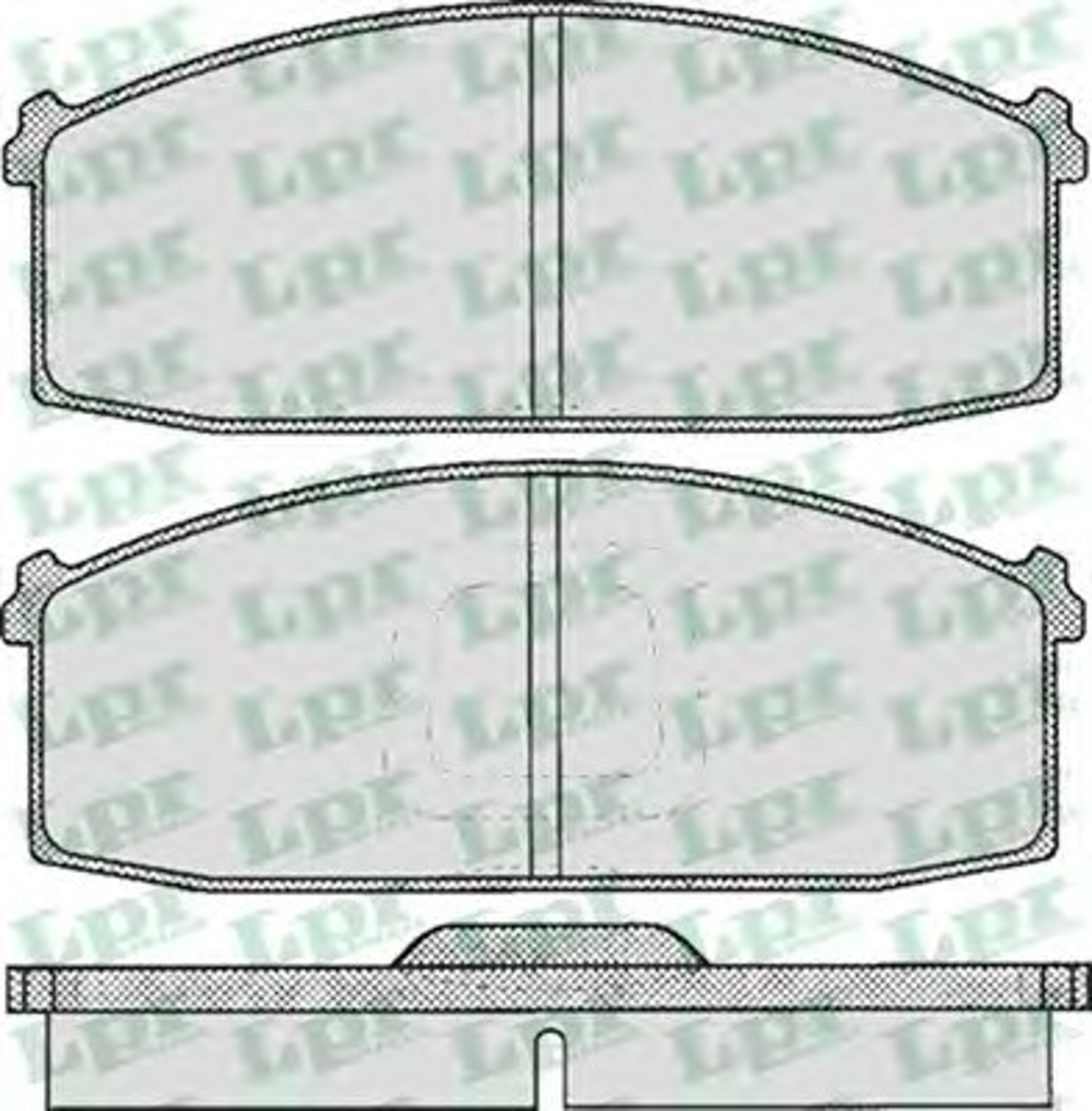 05P255 LPR Колодки тормозные дисковые