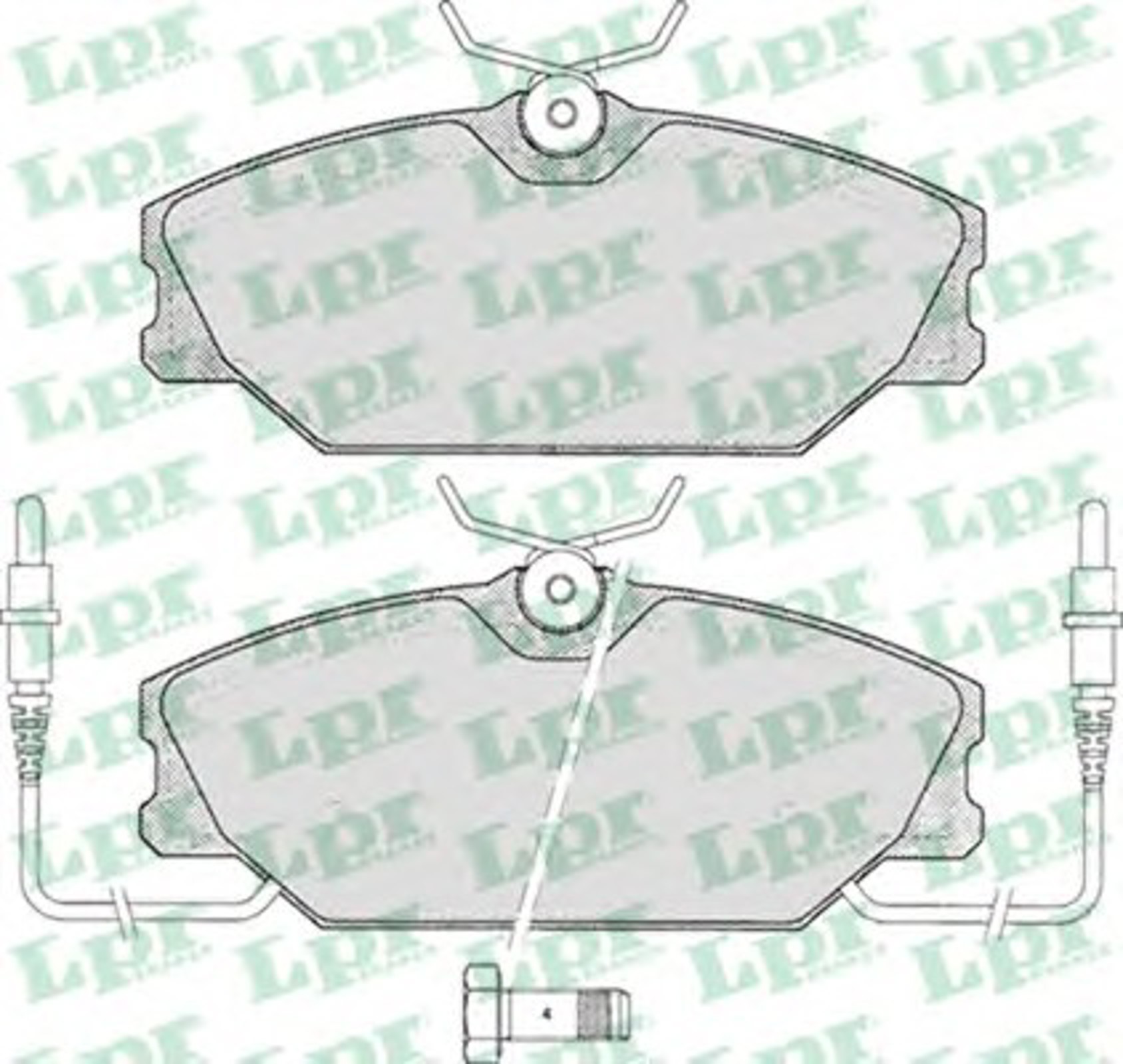 Колодки тормозные дисковые LPR 05P258