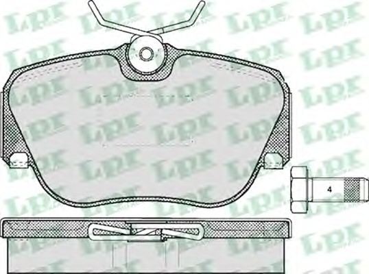 05P302 LPR Тормозные колодки