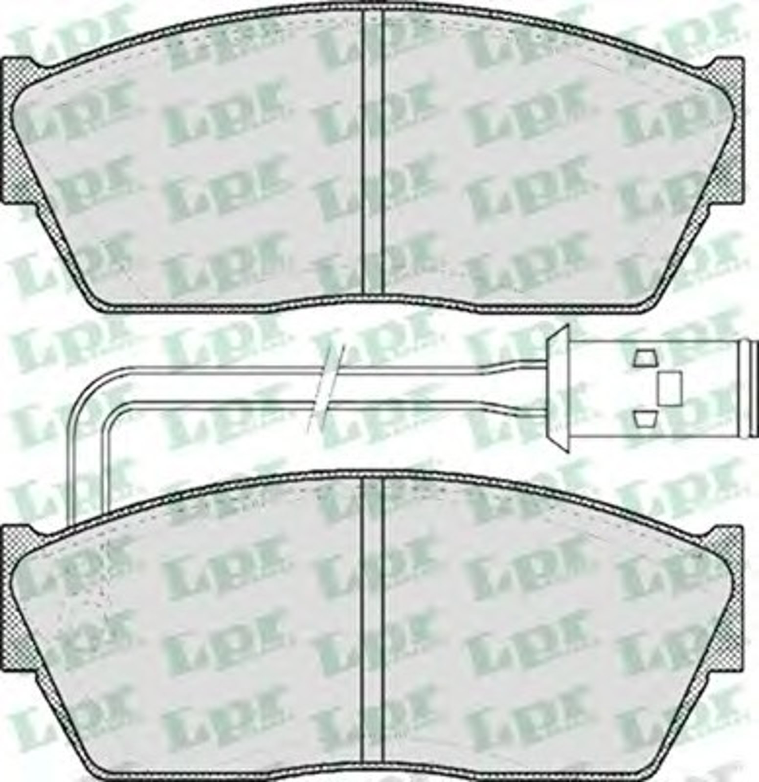 05P308 LPR Колодки тормозные дисковые