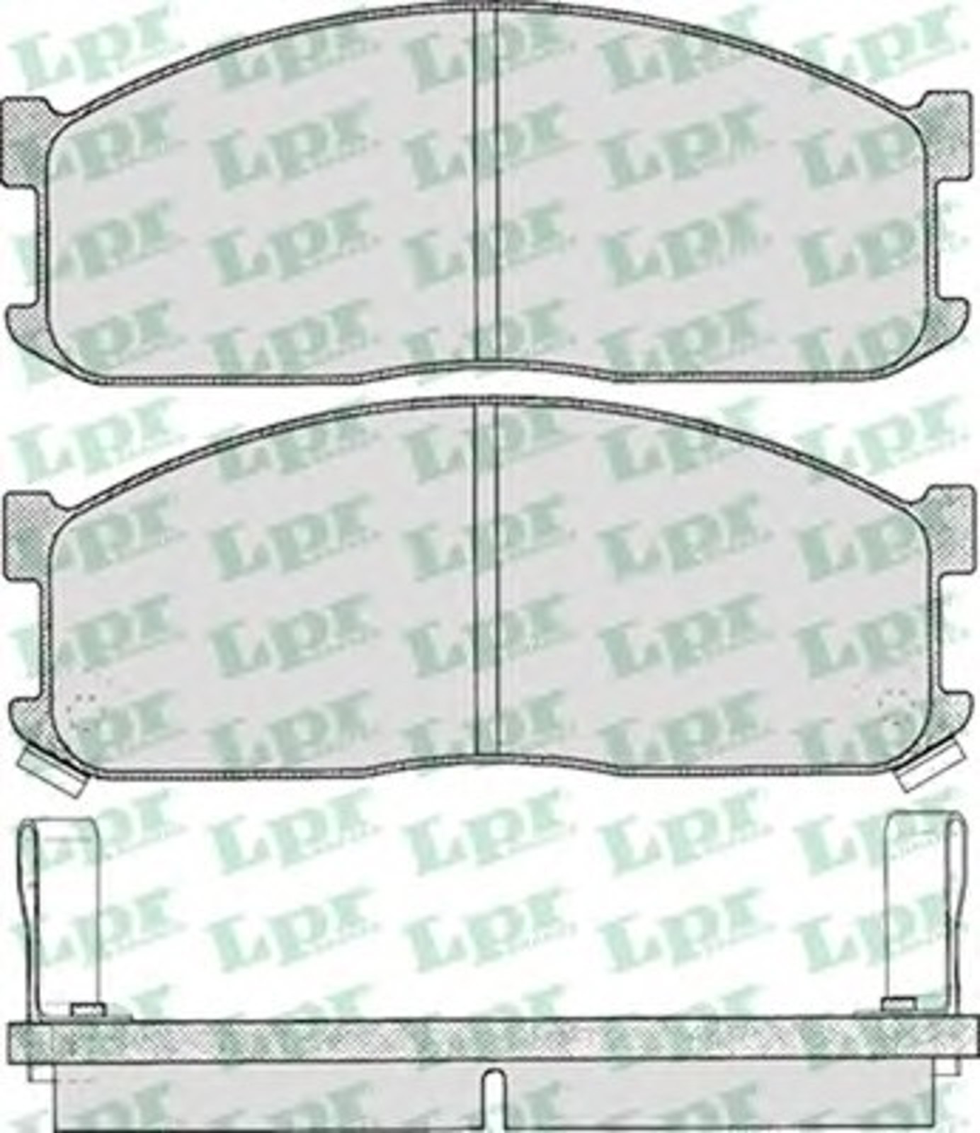 05P335 LPR Колодки тормозные дисковые