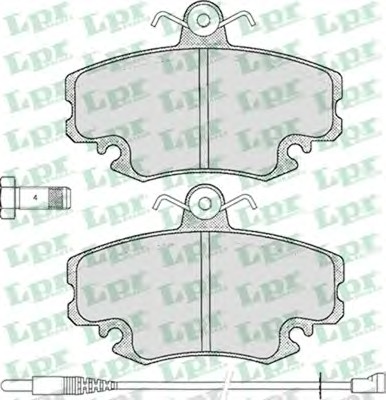 05P349 LPR Тормозные колодки