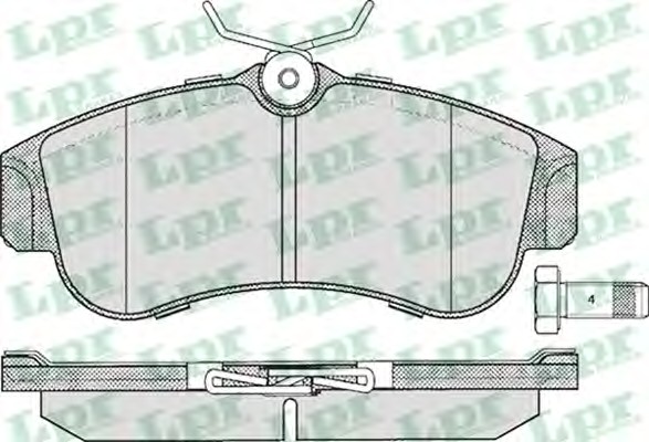 05P355 LPR Тормозные колодки