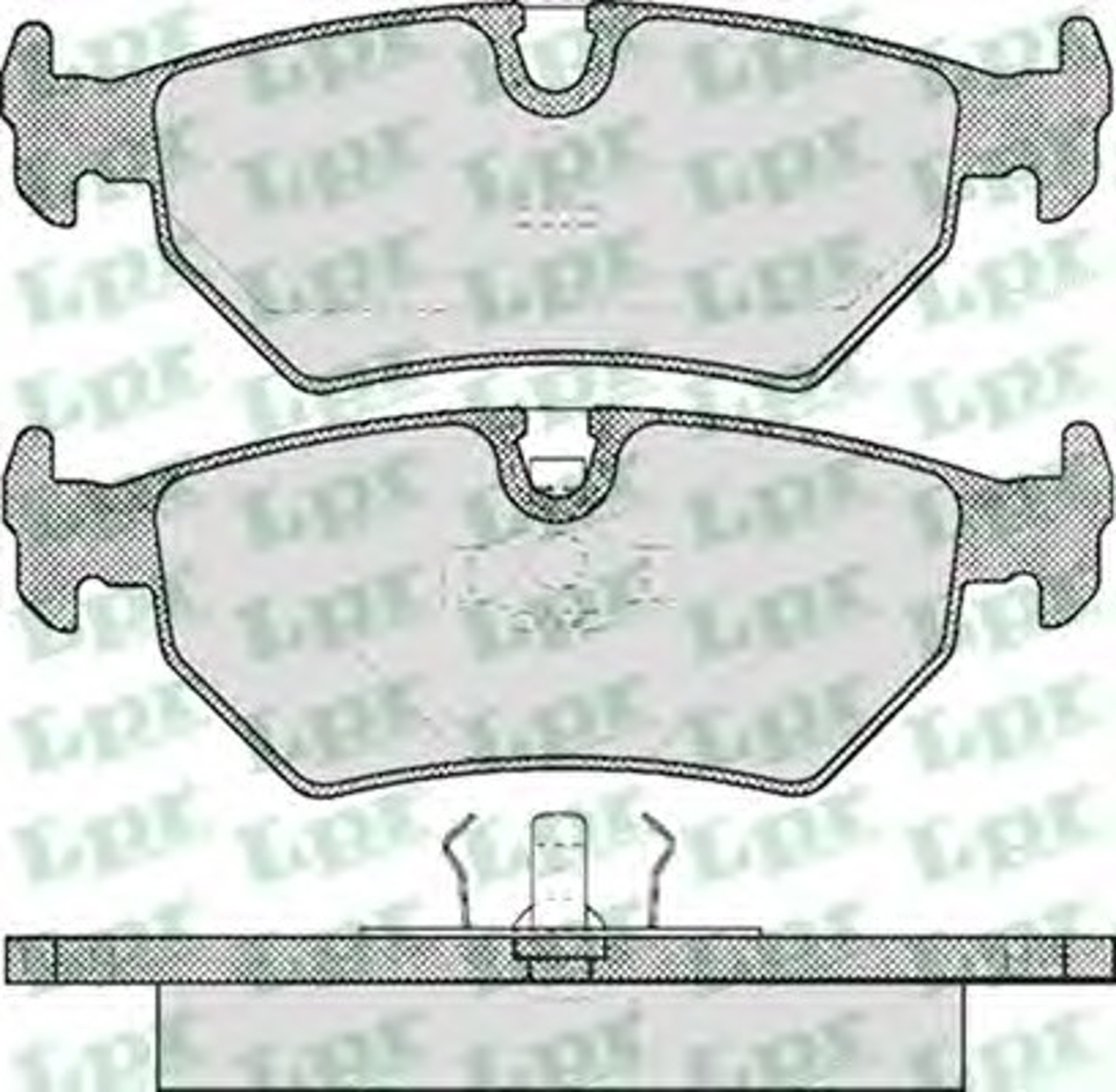 05P418 LPR Колодки тормозные дисковые