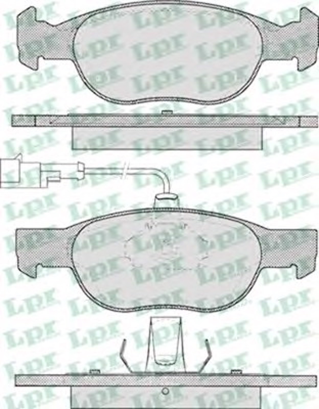 05P424 LPR Тормозные колодки