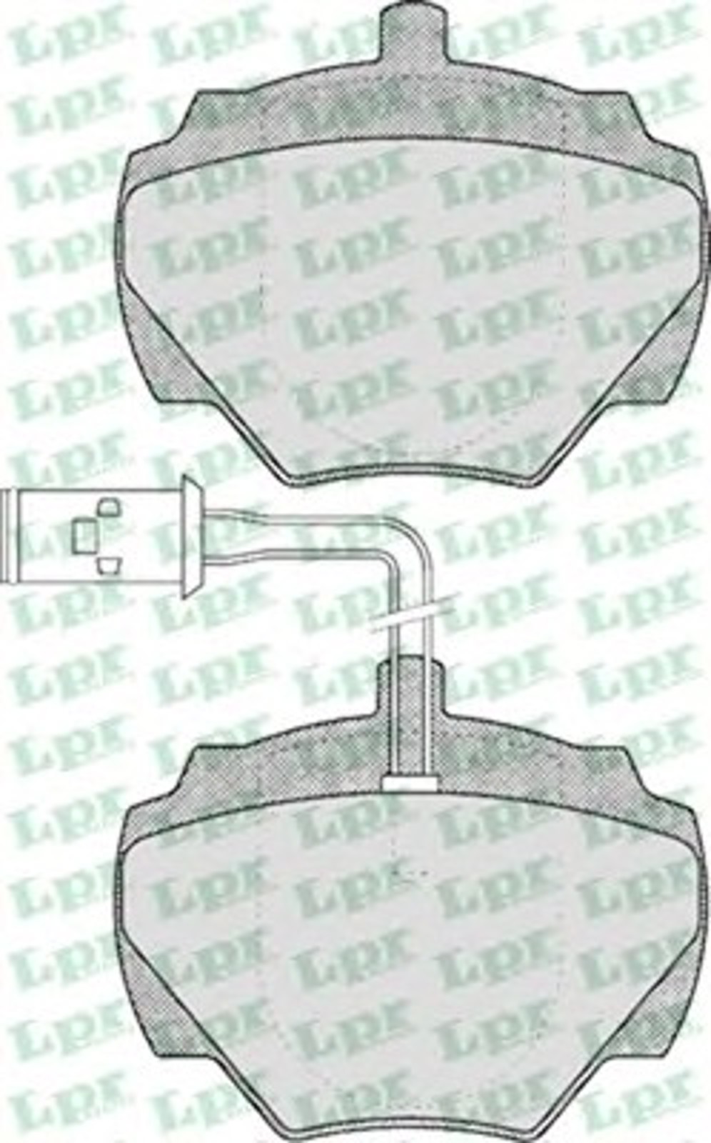 Колодки тормозные дисковые LPR 05P431