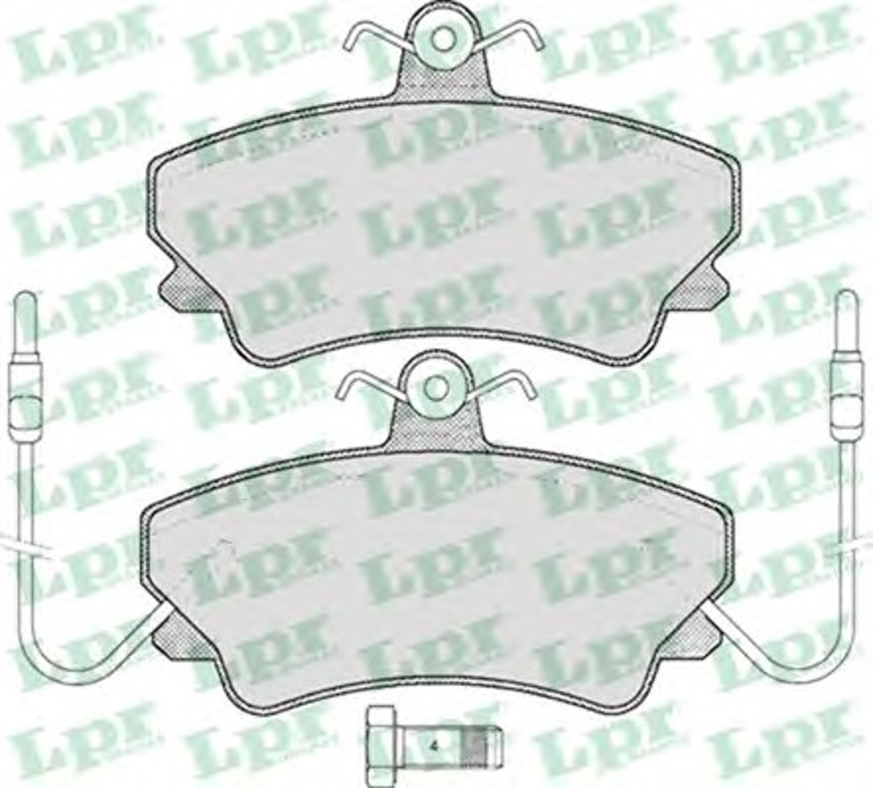 Колодки тормозные дисковые LPR 05P452