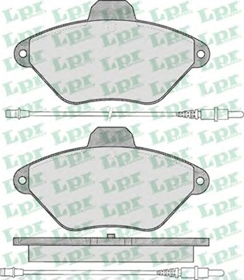 05P486 LPR Тормозные колодки