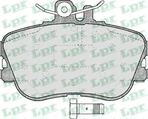 05P492 LPR Тормозные колодки