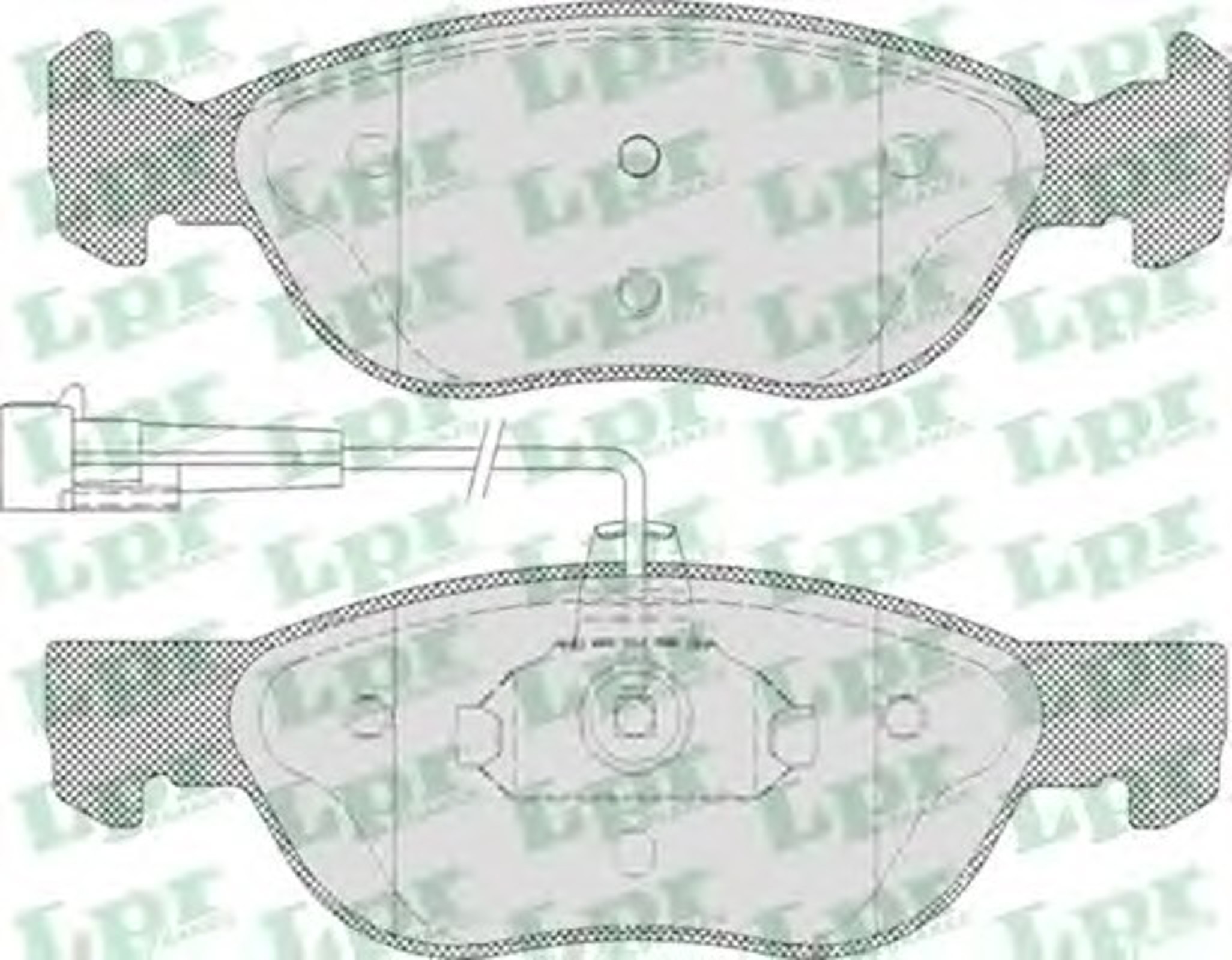 Колодки тормозные дисковые LPR 05P496