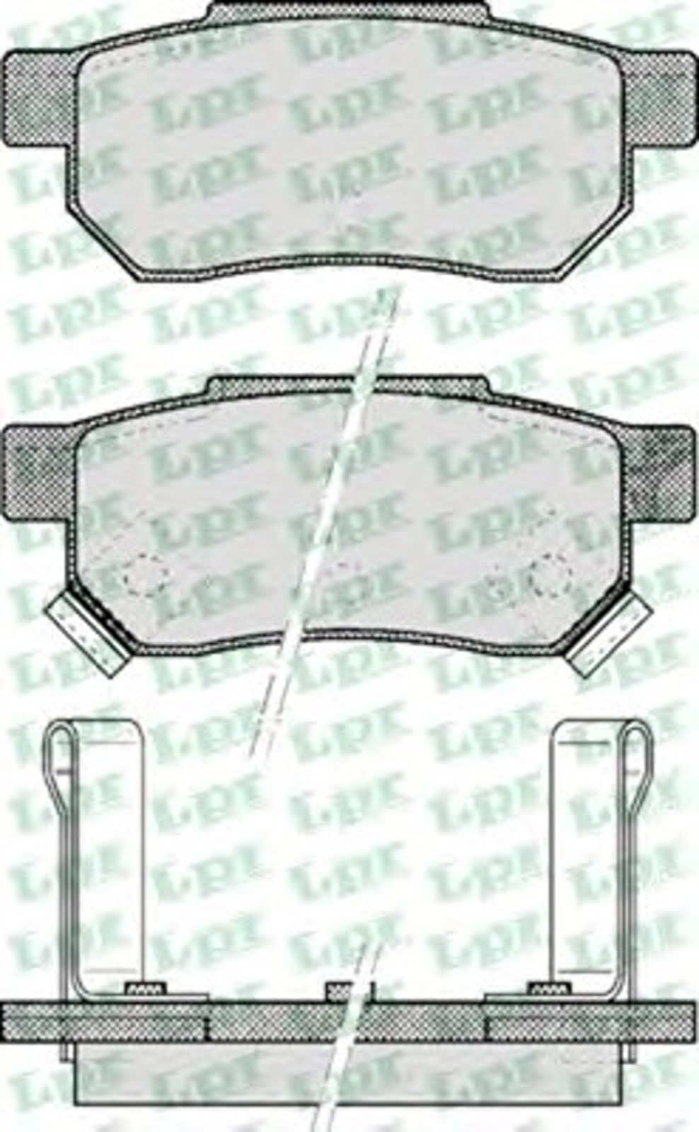 05P507 LPR Колодки тормозные дисковые