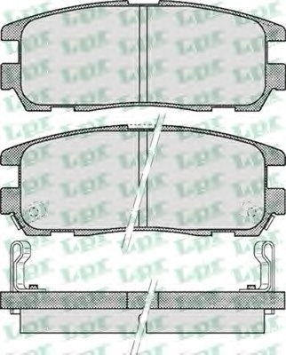 05P524 LPR Тормозные колодки