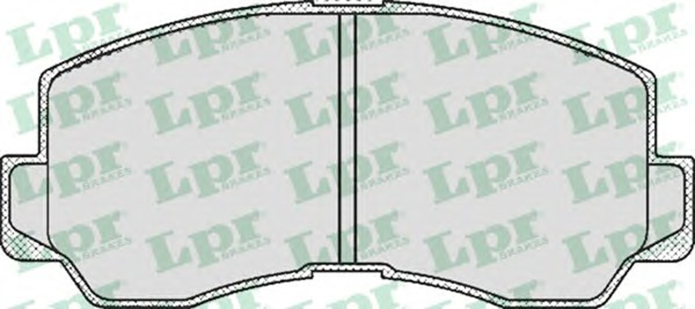 Колодки тормозные дисковые LPR 05P532