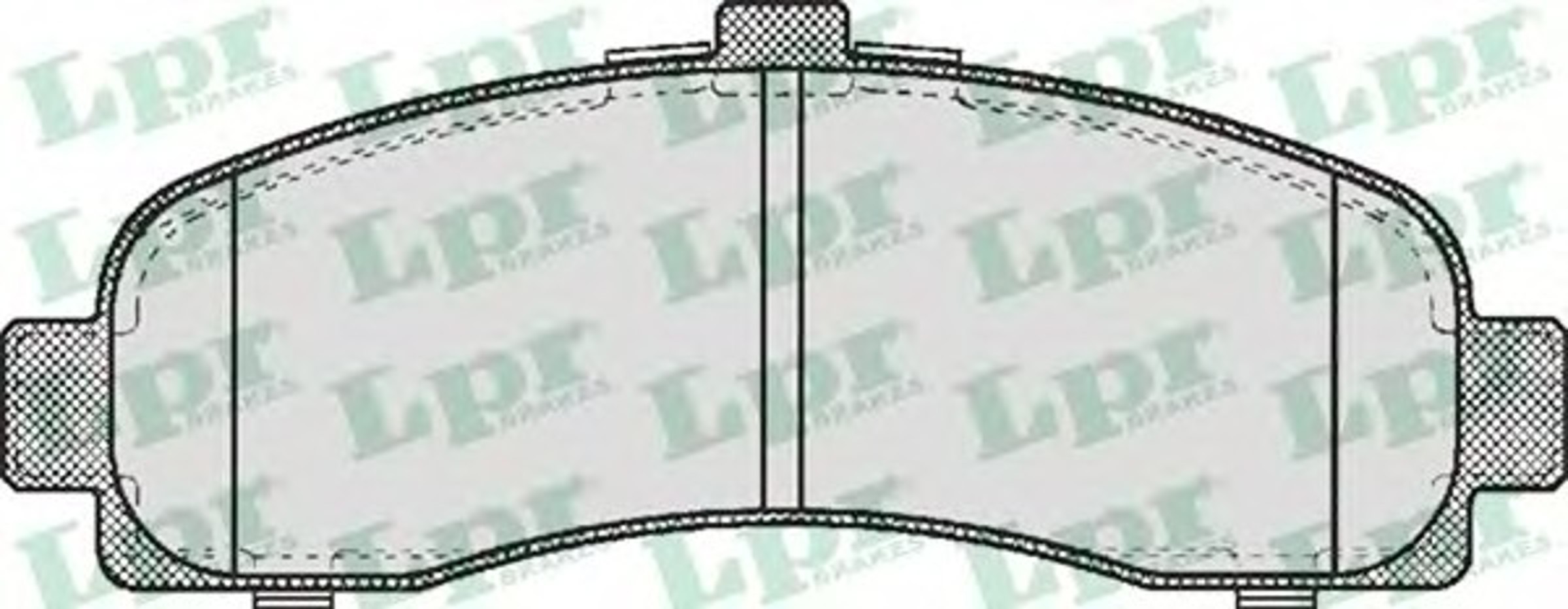 Колодки тормозные дисковые LPR 05P539