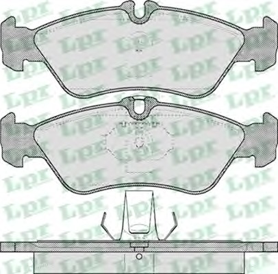 05P610 LPR Колодки тормозные дисковые