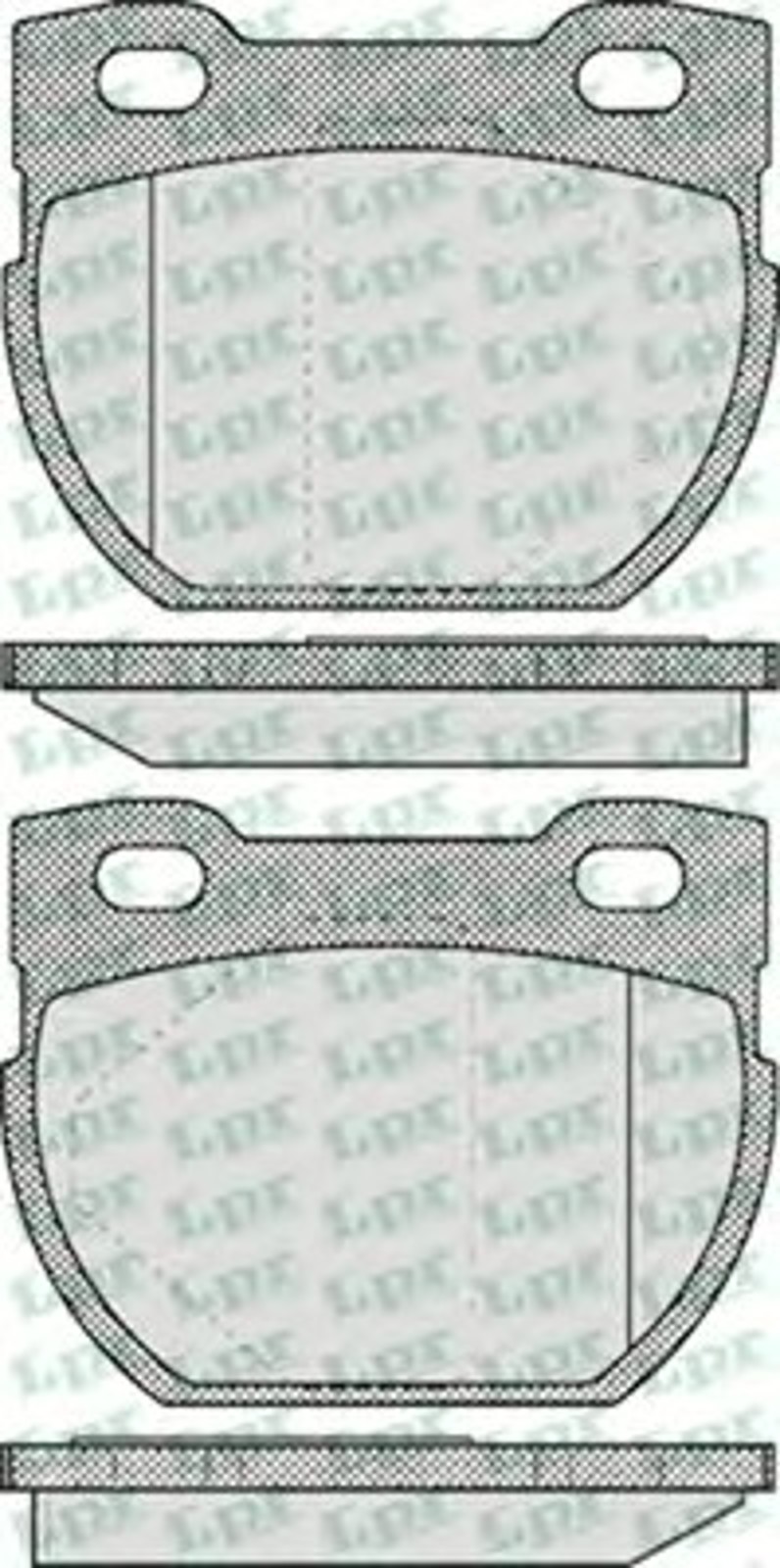 05P611 LPR Колодки тормозные дисковые